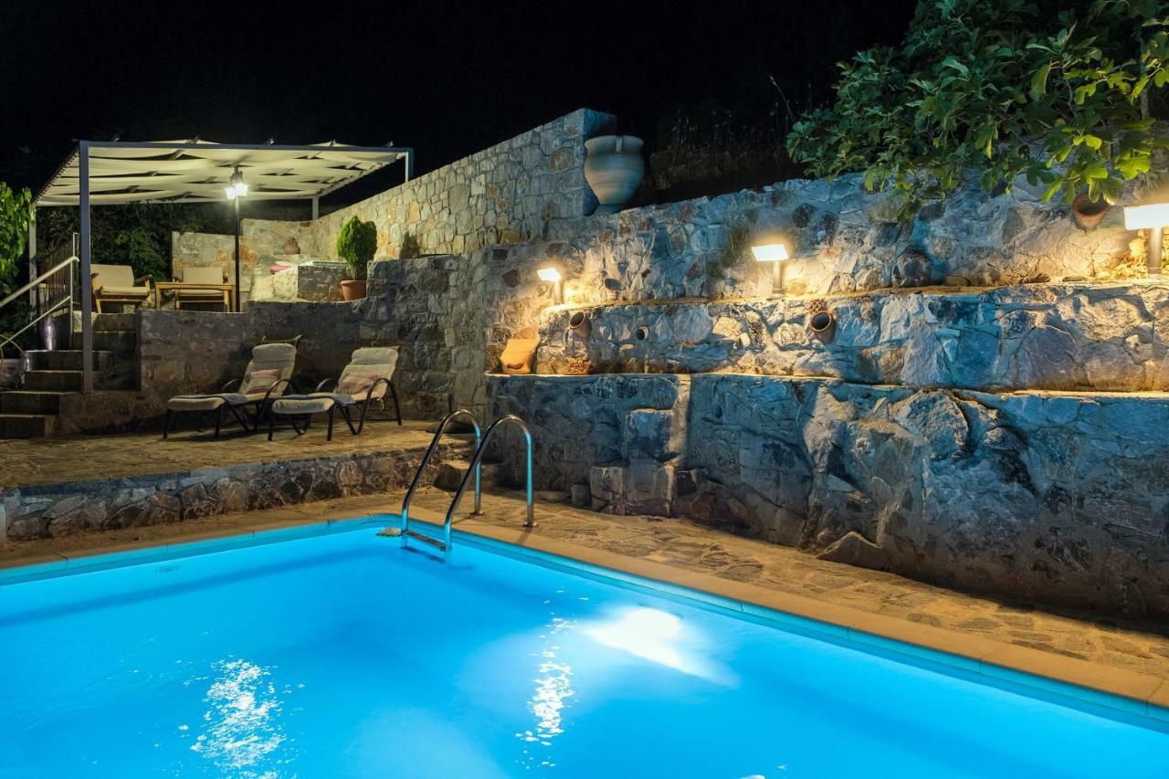 Stone Built Villa Galatia, Poolside & Perfect View Karés 外观 照片